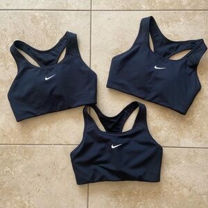 Nike dri fit sports bras - medium